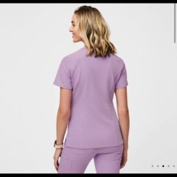 Figs Pants - Figs Lavender Dew Cargo Scrub Pants Small